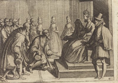 Margaret of Austria Giving Audience to a Nobleman by Raffaello Schiaminossi