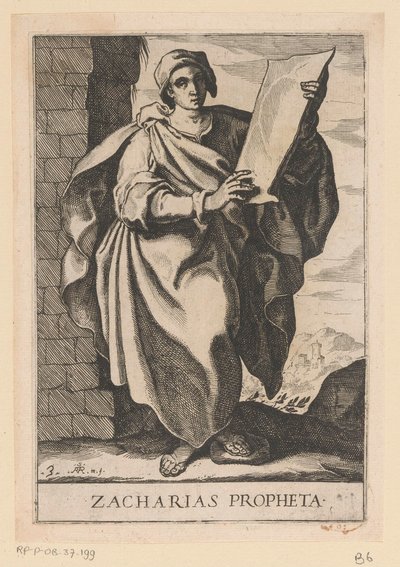 Prophet Zechariah by Raffaello Schiaminossi
