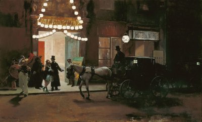 Leaving the Masqued Ball by Raimundo de Madrazo y Garreta