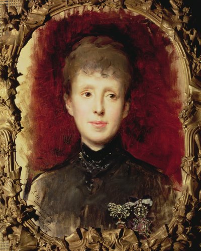 Marie Christine of Hapsburg, 1887 by Raimundo de Madrazo y Garreta