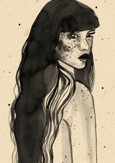 Long Hair Lady by Raissa Oltmanns