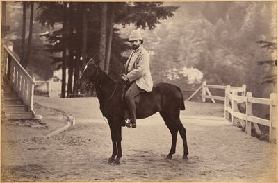 Mr. Nowell, Shimla (recto, bottom) by Raja Deen Dayal
