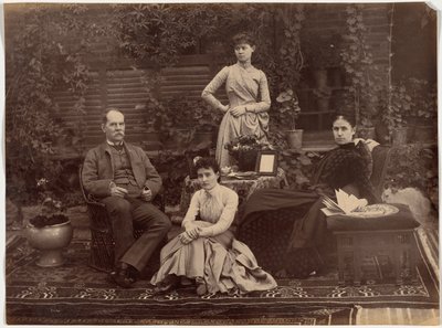 Sir Auckland Colvin and Family, Shimla by Raja Deen Dayal