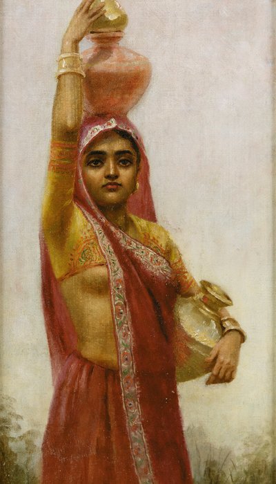 Village Belle by Raja Ravi Varma