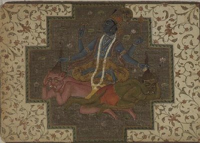 Vishnu Kills the Demons Madhu and Kaitabha, from the 