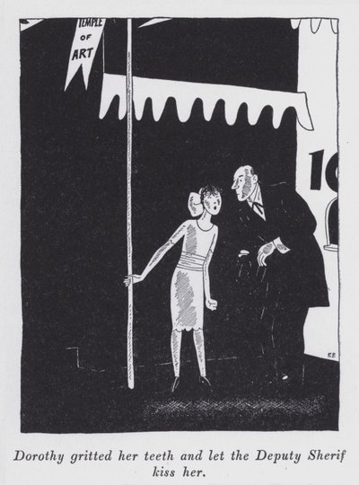 Illustration for "But Gentlemen Marry Brunettes" by Anita Loos by Ralph Barton