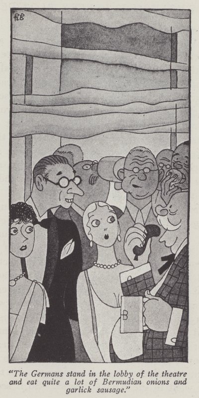 Illustration for Gentlemen Prefer Blondes by Anita Loos by Ralph Barton