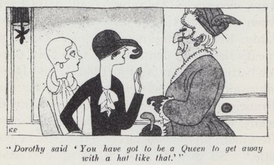 Illustration for Gentlemen Prefer Blondes by Anita Loos by Ralph Barton