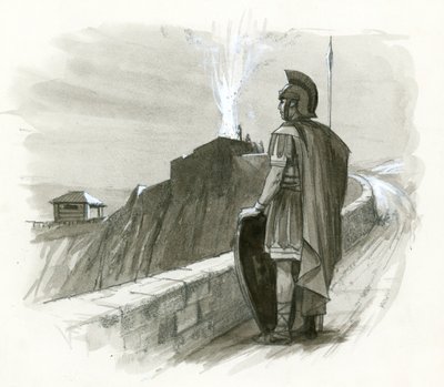 A Roman Signal Fire by Ralph Bruce