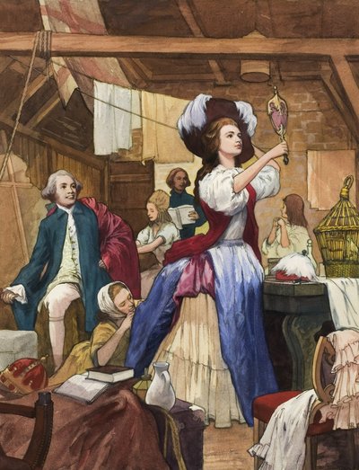 Sarah Siddons in Her Dressing Room by Ralph Bruce