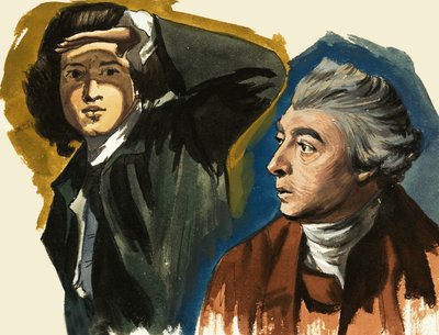 Sir Joshua Reynolds and Thomas Gainsborough by Ralph Bruce