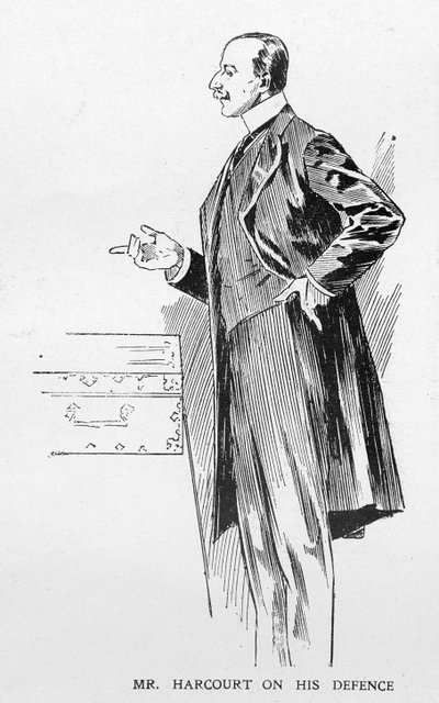 Mr. Harcourt on the Defence, from an article entitled 