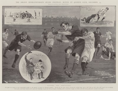 The Drawn Inter-University Rugby Football Match at Queen