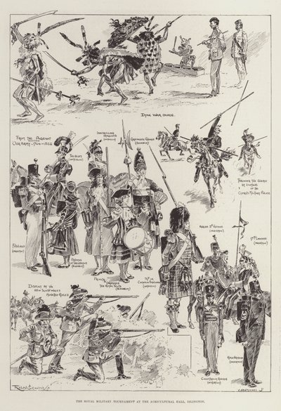 The Royal Military Tournament at the Agricultural Hall, Islington by Ralph Cleaver