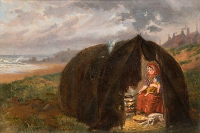 Gypsies Camped on the Beach, Near South Shields, 1876 by Ralph Hedley
