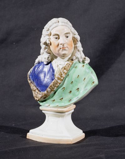Staffordshire portrait bust of George Frederick Handel (1685-1759) by Ralph Junior Wood
