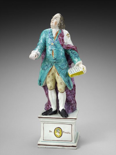 Figure of Benjamin Franklin by Ralph Sr. Wood