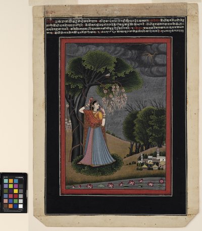 A Nayika Longing for Her Beloved, c.1790 by Ram Mola