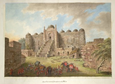 The Entrance Courtyard and East Facade to the Kalan Masjid. Lady Hastings
