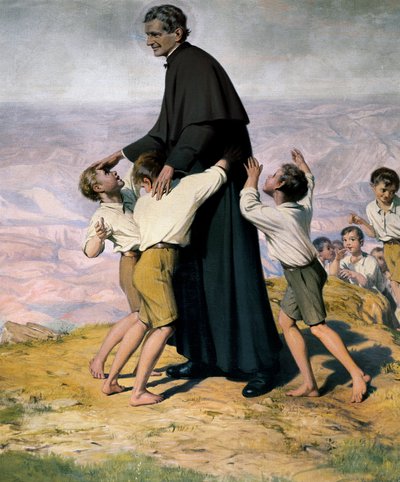 Saint John Bosco (Don Bosco) by Ramon Bofarull
