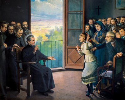 Saint John Bosco (Giovanni Bosco Also Known as Don Bosco, Priest and Italian Pedagogue) by Ramon Bofarull