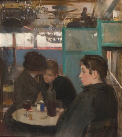 Interior of the Moulin de la Galette by Ramon Casas i Carbo