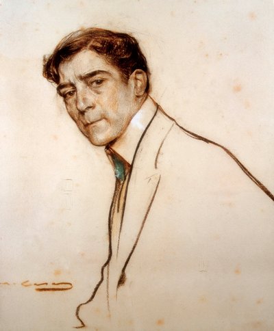 Portrait of Alexandre de Riquer by Ramon Casas i Carbo