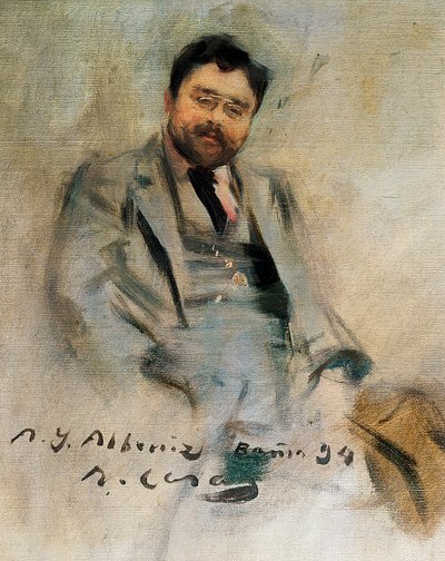 Portrait of Isaac Albeniz at 34 Years Old by Ramon Casas i Carbo