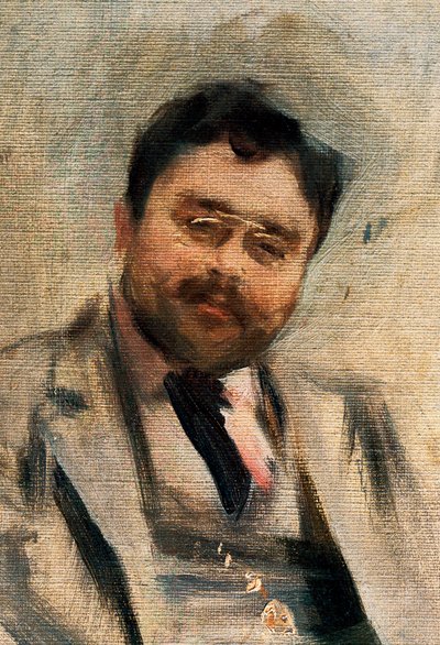 Portrait of Isaac Albeniz at 34 years old (detail) by Ramon Casas i Carbo