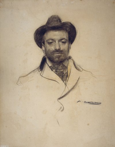 Portrait of Josep Maria Sert 1874-1945 by Ramon Casas i Carbo
