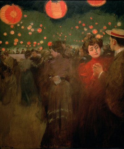 The Open-Air Party by Ramon Casas i Carbo