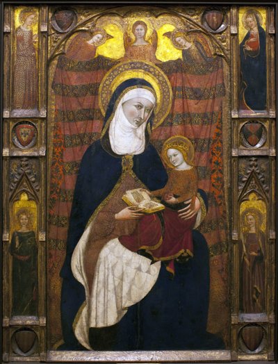 Saint Anne and the Virgin (detail) by Ramon Destorrents
