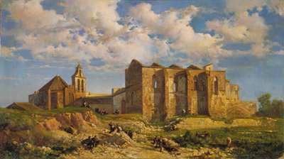 Ruins of the Church of the Holy Sepulchre by Ramon Martí i Alsina