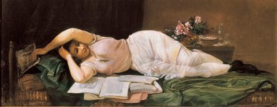 Reclining woman by Ramón Martí Alsina