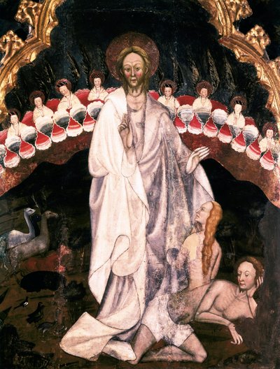 The creation of the world, below the creation of Eve (detail) by Ramon de Mur