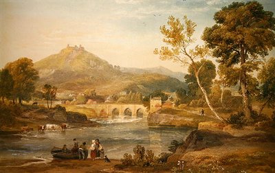 Llangollen, Wales by Ramsay Richard Reinagle