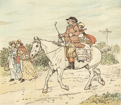 A Farmer Went Trotting upon His Grey Mare by Randolph Caldecott