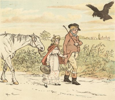 A Farmer Went Trotting upon His Grey Mare by Randolph Caldecott