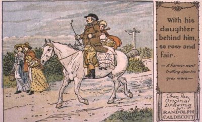 A Farmer Went Trotting Upon His Grey Mare by Randolph Caldecott