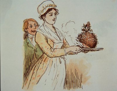 Christmas pudding by Randolph Caldecott