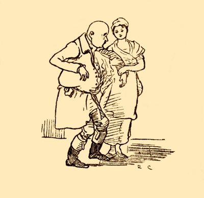 John Gilpin Arrives, Hatless and Wigless Once More by Randolph Caldecott