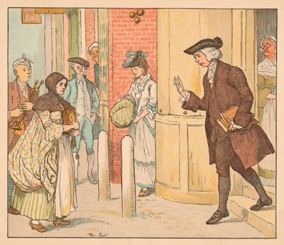 People Outside a Pawn Shop, c1885, 1934 by Randolph Caldecott