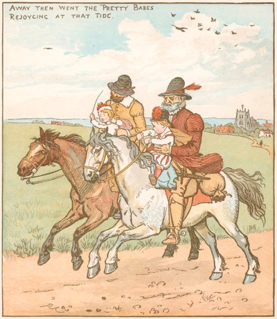Scene from The Babes in the Wood by Randolph Caldecott