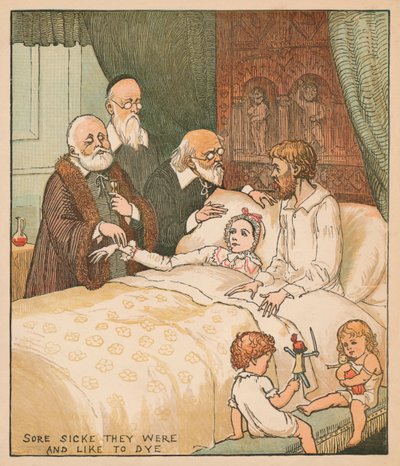 Sore Sicke They Were and Like To Die, c1878 by Randolph Caldecott