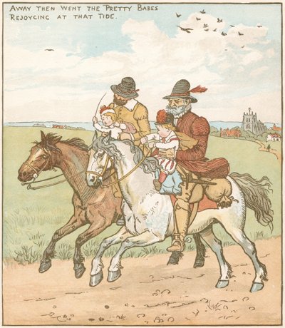 The Babes in the Wood (Illustration by Randolph Caldecott) by Randolph Caldecott