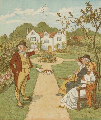 The House that Jack Built (Illustration by Randolph Caldecott) by Randolph Caldecott