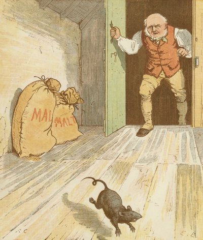 The House that Jack Built (Illustration by Randolph Caldecott) by Randolph Caldecott