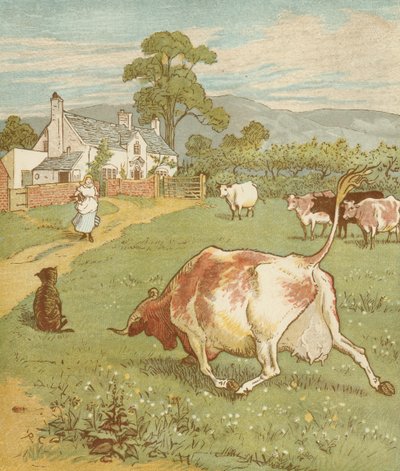 The House that Jack Built (Illustration by Randolph Caldecott) by Randolph Caldecott