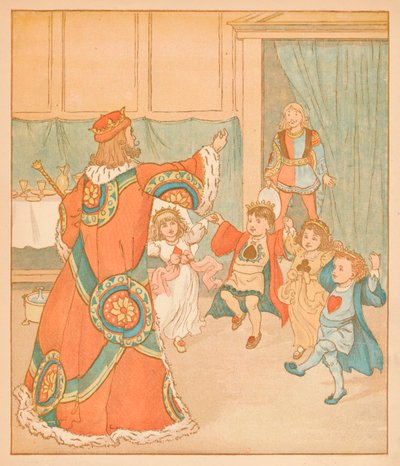 The King of Hearts, Called for Those Tarts, 1880 by Randolph Caldecott
