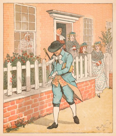 The good man of Islington setting out to church by Randolph Caldecott